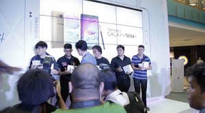 GALAXY Note 4 launch